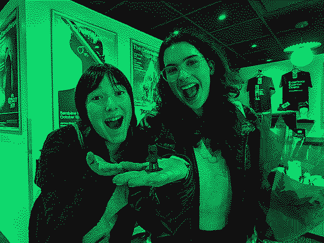 2023 Small file winners Kim Cleroux and Amelia Simard