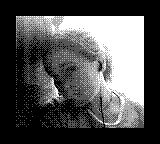 Gameboy Camera self-portrait